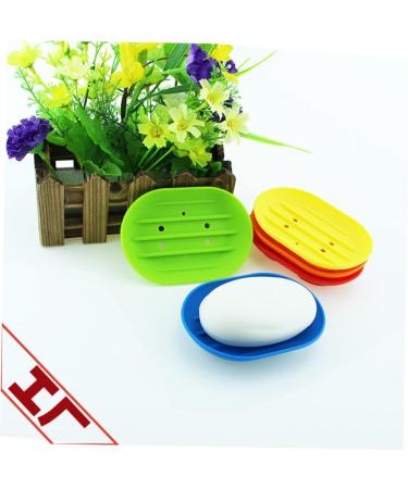 Amosfun Round Soap Travel Case 9 Pcs Silicone Soap Holder Soap Holder for Shower Soap Holder Dish Soap Dish Drain Rack Round Soap Rack - Buy Online on GoSupps.com