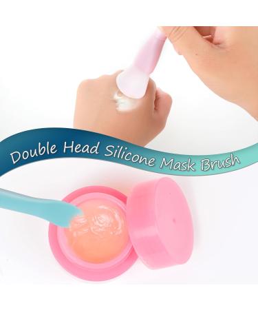 Simarro 3Pcs Double-Ended Silicone Mask Brushes - Perfect Applicator for Serums Night Creams & Eye Masks | Beauty Tools & Cosmetic Spatula - Buy Online on GoSupps.com