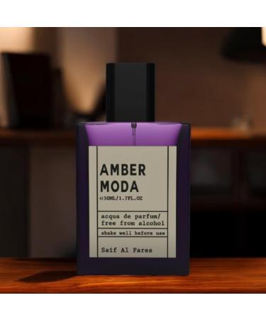 Amber Moda - Exotic Fragrance for Men & Women | Spicy Leather Floral Scent | Long Lasting Arabian Perfumes 1.69 Fl. Oz. - Buy Online on GoSupps.com