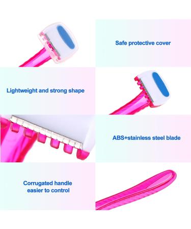 9Pcs Women Bikini Shaver Set - Portable Hair Removal Razor for Bikini Area | International Shipping Available - Buy Online on GoSupps.com