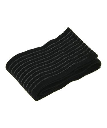 BXT Elastic Breathable Ankle Support Brace Compression Wrap - 27.5 inch Black - Sports Bandage with Hook & Loop Fastener - Buy Online on GoSupps.com