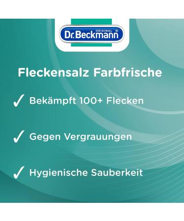 Dr. Beckmann Stain Remover - Color Freshness | 100+ Stains | 8x400g Pack with Measuring Spoon - International Shipping Available - Buy Online on GoSupps.com