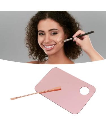 Buy Makeup Palette - Stainless Steel Mixing Plate with Spatula for Nail Art & Cosmetics | International Shipping - Buy Online on GoSupps.com