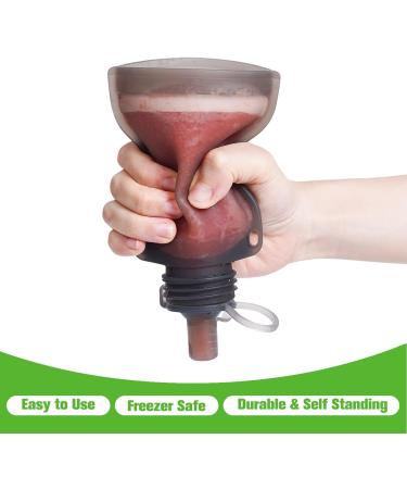 Haakaa Silicone Yummy Pouch Sippy Spout - No Spill Baby Food Pouch Topper for Reusable Snack Spout - Compatible with Haakaa Yummy Pouches - 1 Pack - Buy Online on GoSupps.com