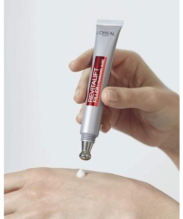 L'Or al Paris Revitalift Filler Hyaluron Eye Care - Anti-Aging Eye Cream with Double Applicator Tip | 15 ml - Buy Online on GoSupps.com