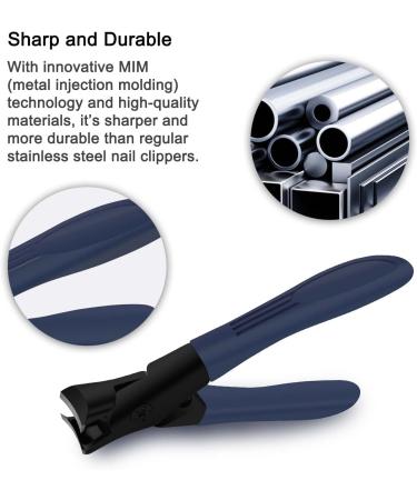 Hawgiman Nail Clippers Set for Thick Toenails - Long Handle Fingernail Clipper for Adults and Seniors - Buy Online on GoSupps.com