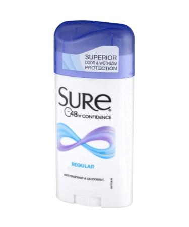 Sure Original Solid Regular Scent Anti-Perspirant Deodorant 2.7 oz - Long-Lasting Protection for All-Day Freshness - Shop Now - Buy Online on GoSupps.com
