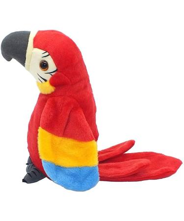 iNszkoos Talking Parrot Toy - Electronic Mimicry Pet Plush for Kids | Educational Learning Tool | Funny Gift | Red - Buy Online on GoSupps.com