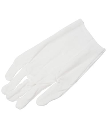 MILUZD 12 Pairs 100% Cotton White MOISTURISING Lining Glove Health Music Work