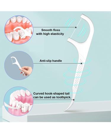 Easyhonor Dental Floss - 220 Packs One-Way Pleils & Travel Tooth Covers | Premium Oral Care for Healthy Smiles - Buy Online on GoSupps.com
