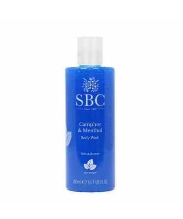 SBC Skincare Camphor & Menthol Body Wash 300ml Cooling and Refreshing Shower Gel with Energising Aroma