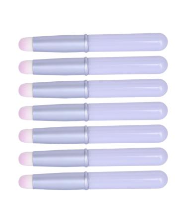 Lip Brush Multipurpose 7 Pieces Precise Coverage Concealer Makeup Brush Round Head for Travel