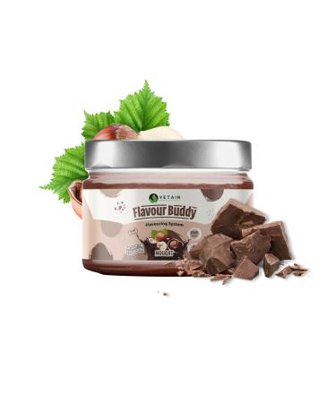 Vetain Flavor Buddy Nuss -Nougat 200g - taste powder with real pieces - 100% natural low -calorie & high -soluble - Made in Germany