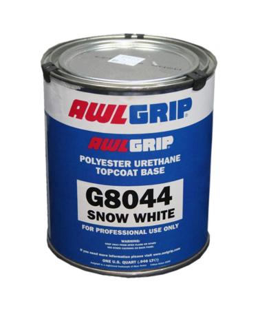 Awlgrip Premium Polyester Urethane Top Coat Quart, Snow White (L)