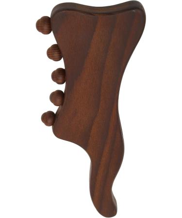 Wooden Gua Sha Stab - Buchenholz Massage Tool for Muscle Relaxation & Pain Relief | Short Body Massage Ebet Roller - Buy Online on GoSupps.com