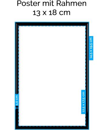 Artboxone 18x13 cm Abstract Shaving Brush Poster with Black Frame - Unique Barber Wall Art - Buy Online on GoSupps.com