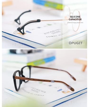 Opugit Anti-Slip Glasses Covers - 6 Pairs of Silicone Comfort Grips for Sports Sunglasses & Reading Glasses - Black - Buy Online on GoSupps.com