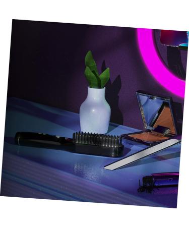 Balacoo Heated Straightening Comb - Hair Straightener Brush & Mustache Iron with Temperature Control | Shop Internationally - Buy Online on GoSupps.com