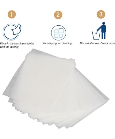 Laundry Sheets 100pcs Keep Clothes Original Colors Prevent Color Runs Fast Absorbtion Sheets for Home School or Apartment - Buy Online on GoSupps.com