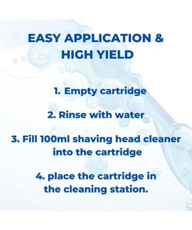 Pandacleaner Scraping Cleaner Refill Liquid - 2000ml - Compatible with Braun CCR Cartridges - Buy Online on GoSupps.com