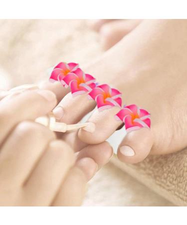 Toe Separators 8 Flower Toe Separator Toe Separators Silicone Daisy Flower Toe Spacers Reusable Toe Separators For Nail Varnish Toe Dividers For Nail Polish Pedicure Tools Pink - Buy Online on GoSupps.com