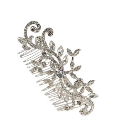 minkissy Wedding Hair Accessories Prom Hair Accessories Hair Combs for Women Accessories Bridal Hair Accessories Wedding Hair Comb Hair Side Comb Decor Zinc Alloy Bride Rhinestone Hair