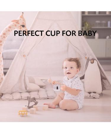 Krysaliis Silver Plated Bulge Baby Cup with Victorian Handle | Engravable Personalized Keepsake Gift | Premium Gift Box - Buy Online on GoSupps.com