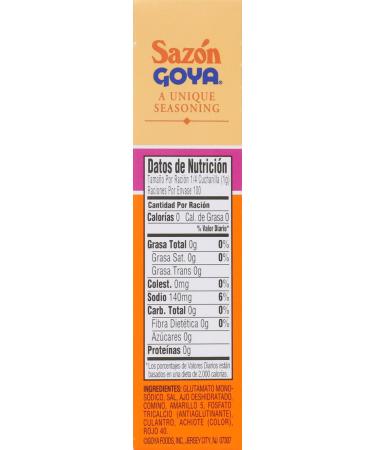 Goya Foods Sazon Seasoning with Coriander & Annatto 3.52 oz (Pack of 18) - Authentic Latin Flavor - Buy Online on GoSupps.com