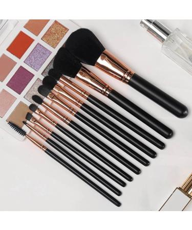 10-Piece Makeup Brush Set - Complete Beauty Tools for Powder & Eye Shadow | International Shipping Available - Buy Online on GoSupps.com