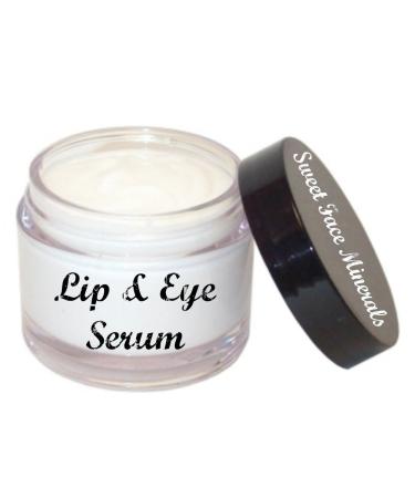 EYE & LIP CREAM SERUM (2oz Jar) Wrinkle Moisturizer Anti Aging Dark Circles Fine Lines Organic Lotion