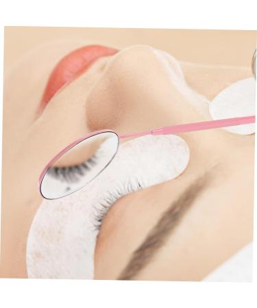 DRESSOOS Grafting Eyelash Mirror Clear Inspection Lens Lash Extensions Eyelash Inspection Mirror Lash Extension Accessories Stainless Steel Lash Mirrors Compact Supplies Adhesive Tape Glass 19x4cm - Buy Online on GoSupps.com