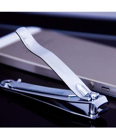 HCHGJKN Nail Clippers Nail Clippers Household Flat Nail Clippers Convenient And Practical Stainless Steel Nail Clippers With File(Smooth) - Buy Online on GoSupps.com