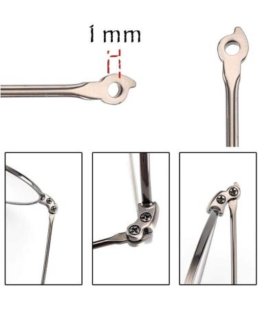 Ranara Replacement Glasses End Tips - Vintage Metal Frames Spare Arms & Accessories - Black - Buy Online on GoSupps.com