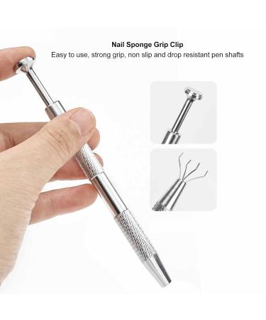 Nails Clamping Grabber Set | Nail Art Sponges & Grabbing Pen - Mini Tool for Home & Salon Use - Buy Online on GoSupps.com