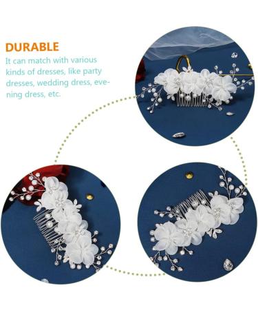 Didiseaon Flower Side Hair Comb Rhinestone Hair Comb Hair Jewels for Women Bridal Headdress Rhinestone Headpiece Bridal Headpiece Tiara Wedding Rhinestones Bride Accessories - Buy Online on GoSupps.com