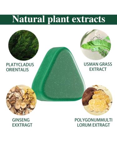  HASAIKA Triangle Shampoo Bar Solid Vegetable Shampoo gently cleanses and softens hair lathers lightly gives off a pleasant scent - Buy Online on GoSupps.com