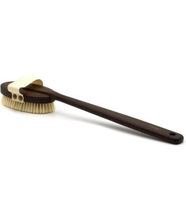 Fendrihan Boar Bristle Thermowood Bath Brush - Long Handle - Made in Germany - Buy Online on GoSupps.com