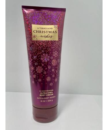 Bath and Body Works A Thousand Christmas Wishes Body Cream 8 Ounce Limited Editon Winter 2020