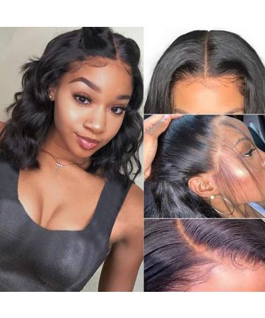 WOTOTA 14 Body Wave Human Hair Wig for Black Women - Pre Plucked, 180% Density, Natural Color - 4x4 Lace Closure - Buy Online on GoSupps.com