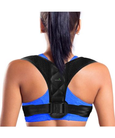 Posture Corrector for Women and Men Adjustable Back Straightener and Providing Pain Relief from Neck Back & Shoulder Breathable Back Support straightener - Regular
