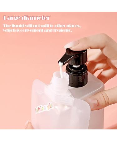 Yatiale Portable Travel Liquid Makeup Bag | Transparent Clamshell for Lotion & Shampoo (100ml) - International Shipping Available - Buy Online on GoSupps.com