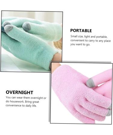 minkissy 2pairs Gel Touch Screen Gloves Dry Hands Gloves Hand Beauty Touchscreen Gloves Touch Screen Moisturizing Gloves Scrub Mitts Spa Gel Gloves Mittens Cosmetic Yarn Australia - Buy Online on GoSupps.com