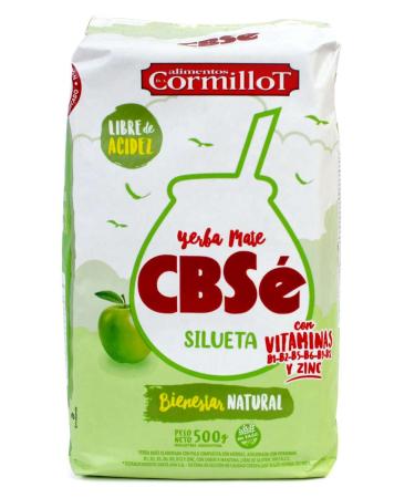 CBS - Yerba Mate- Dr.Cormillot Silhouette - Fabriqu avec du pennyroyal de la rose musqu e de la menthe de la verveine citronn e et du boldo - Produit 100% argentin - 500 g