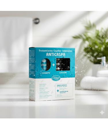 Nurana Cosmeticos Nurana Intensive antidandruff hair treatment shampoo and ampoules - Buy Online on GoSupps.com