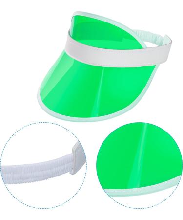 Jerbro 5-Piece Solar Visual Unisex 80s Neon Visor Hats - Perfect for Golf Tennis & Bachelor Parties | International Shipping Available - Buy Online on GoSupps.com