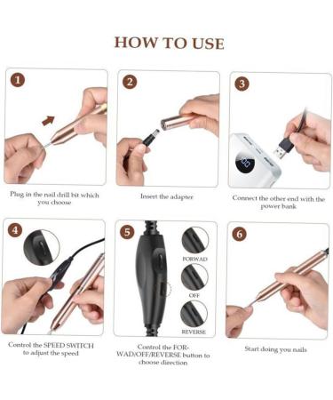 minkissy 3 Sets Nail Polisher Manicure Pedicure Tool Nail Art Drill Kit Manicure Sander Nail Art Tool Manicure Pet Nail Nail Art Polisher Nail Drill Kit Abs Acrylic Electric 13.2x1.5cmx3pcs As Shownx3pcs - Buy Online on GoSupps.com