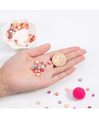 NBEADS 50PCS Mixed Polymer Clay Cane Slices Nail Art Stickers for Decoration - Buy Online on GoSupps.com