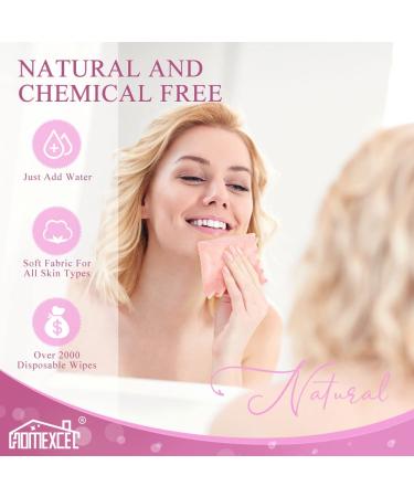 HOMEXCEL Premium Makeup Remover Cloth 24 Pack - Reusable Super Soft Facial Cleansing Cloths - 7x7 Inch Microfiber Coral Velvet - Highly Absorbent Face Towels - Buy Online on GoSupps.com