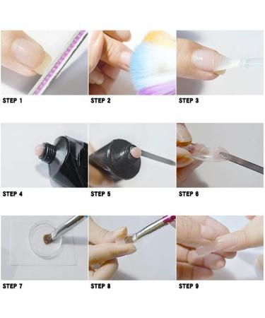 Joyeee Professional Nail Extension Gel Kit 30ml 9 Colours Poly Nail Gel Acrylic Nail Builder Enhancement Crystal Gel Set for Nail Art Design Gel Nail Starter Kit for Beginners and Nail Technician #6 - Buy Online on GoSupps.com