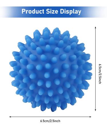 VBNZBK Pack of 6 Laundry Balls Laundry Balls for Washing Machines Hedgehog Shaped Tumble Dryer Balls Laundry Balls Anti Tangle Reusable Laundry Balls for Household Laundry Cleaning - Buy Online on GoSupps.com
